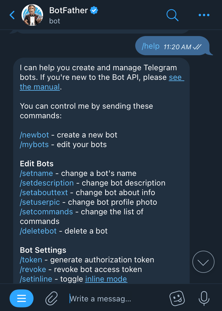 Configuraciones del Bot