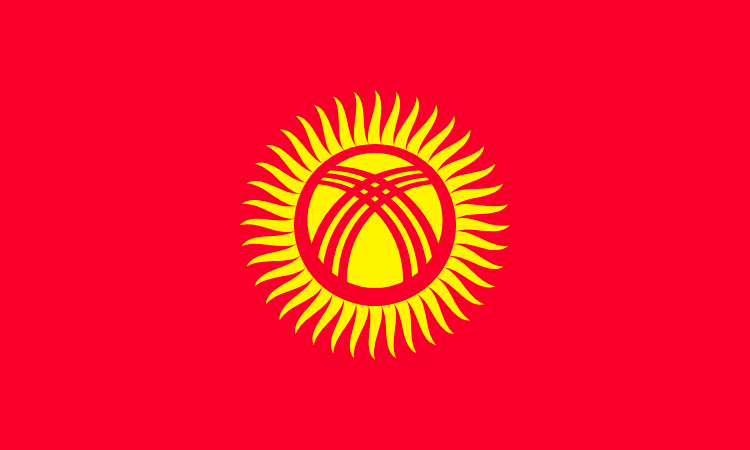 Bandera Kirguistán