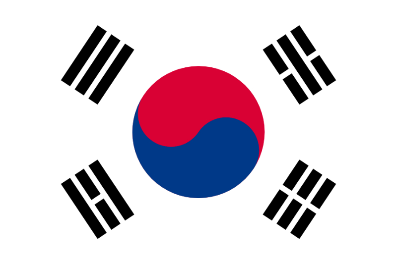 Bandera Corea del Sur