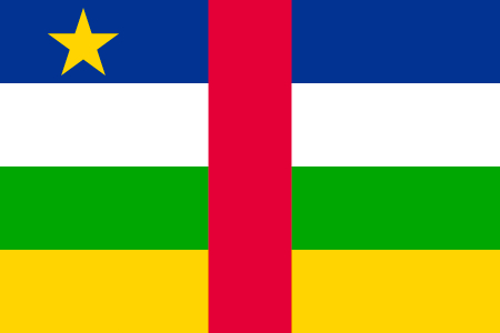 Bandera República Centroafricana