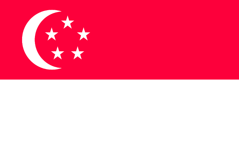 Bandera Singapur