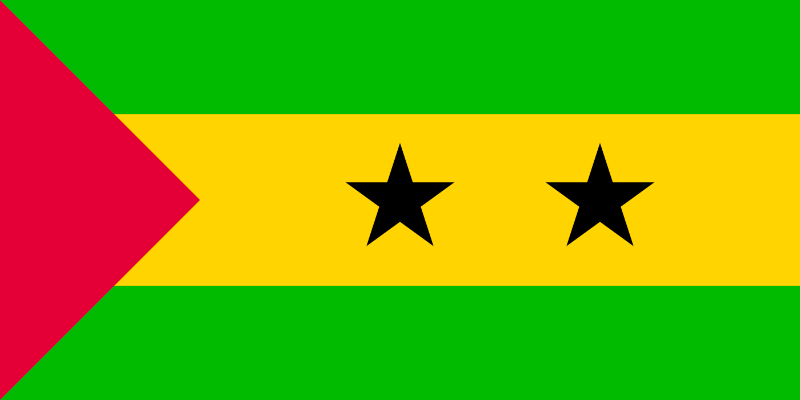 Bandera Santo Tomé y Príncipe
