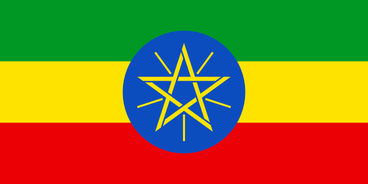 Bandera Etiopía