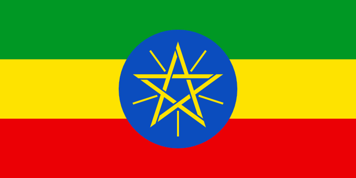 Bandera Etiopía