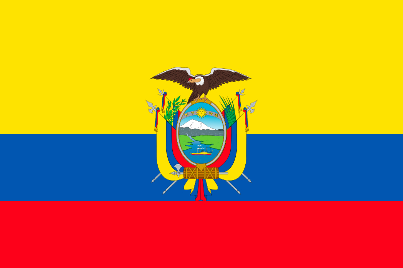 Bandera Ecuador