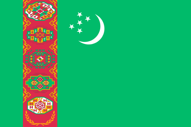 Bandera Turkmenistán